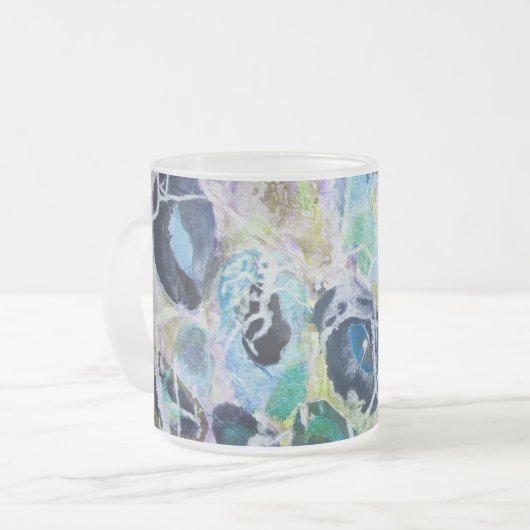 Ocean life blue green mok (Voorkant links)