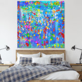 Ocean Life Canvas Afdruk (Insitu (Slaapkamer))