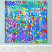 Ocean Life Canvas Afdruk (Insitu (Houten vloer))