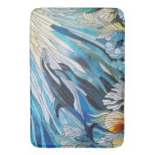 Ocean Life - Digitale kunstmozaïek Badmat (Voorkant Verticaal)
