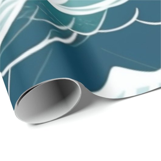 Ocean life golven zomer vibes Wrapping Paper Cadeaupapier (Rol Hoek)