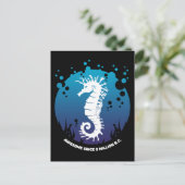 Ocean Life Graphic Design - Seapaarden Briefkaart (Staand voorkant)