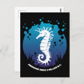 Ocean Life Graphic Design - Seapaarden Briefkaart (Voorkant / Achterkant)