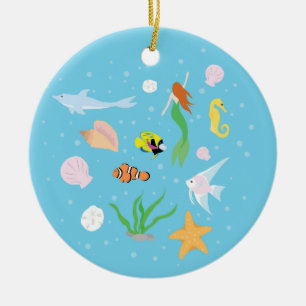 Ocean Life Keramisch Ornament