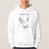 OCEAN LIFE manta-rays Hoodie (Voorkant)