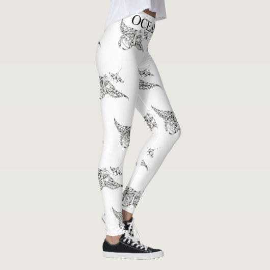 OCEAN LIFE manta-rays Leggings (Rechts)