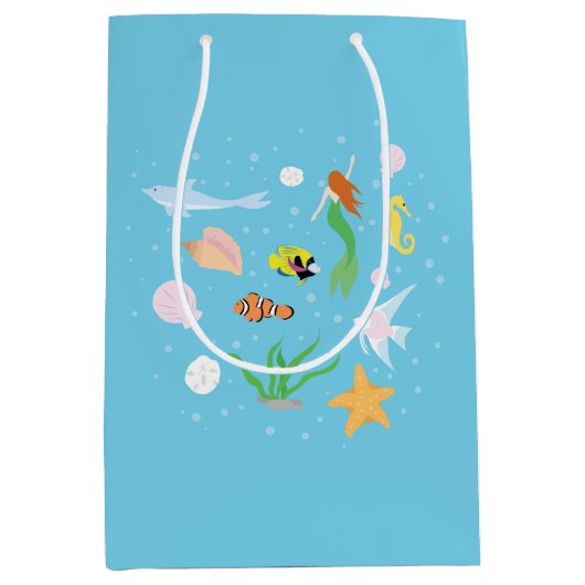 Ocean Life Medium Cadeauzakje (Voorkant)