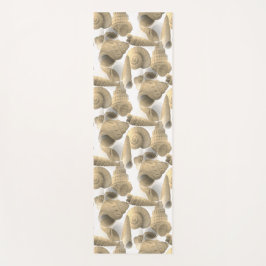 Ocean Life met See Shells in Natural Colors Yogamat