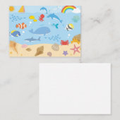 Ocean Life Notitiekaartje (Voorkant / Achterkant)