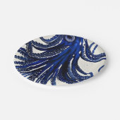 Ocean life octopus papieren bordje (Gekanteld)