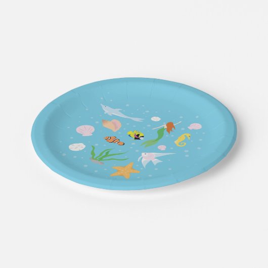 Ocean Life Papieren Bordje (Gekanteld)