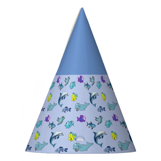 Ocean Life Party-Pet Feesthoedjes (Links)