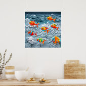 Ocean Life Poster (Keuken)