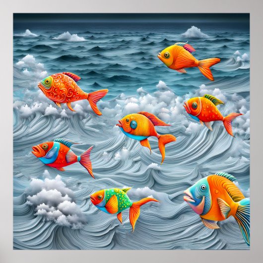 Ocean Life Poster (Voorkant)