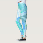 Ocean Life Seamless Pattern Leggings  (Links)