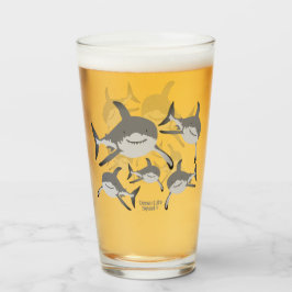 Ocean Life Squad® Shark Design voor Ocean Lovers Glas