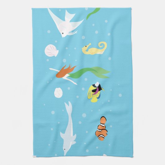 Ocean Life Theedoek (Verticaal)