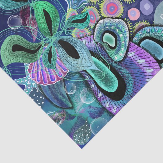 Ocean Life Tissuepapier (Detail)