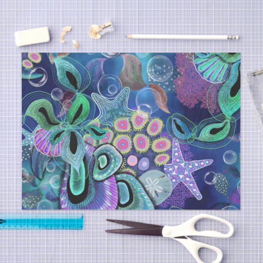 Ocean Life Tissuepapier (Craft)
