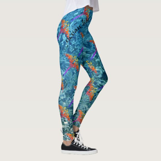 OCEAN LIFE-verhaal Leggings (Rechts)