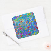 Ocean Life Vierkante Sticker (Envelop)