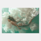 Ocean Life Zeemeermin Draak Octopus Decoupage Inpakpapier Vel (Voorkant 3)