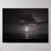 Ocean Lightning Storm 2 Poster (Voorkant)