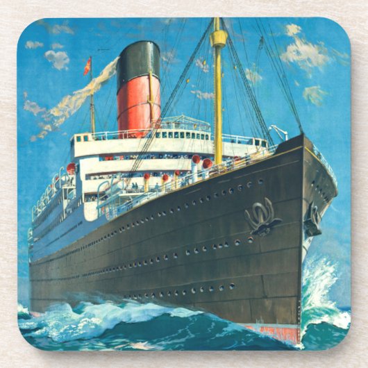 OCEAN LINER BIER ONDERZETTER (Voorkant)