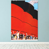 Ocean Liner Bon Voyage - L Canvas Afdruk (Insitu (Houten vloer))