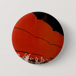 Ocean Liner Bon Voyage Ronde Button 5,7 Cm