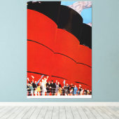Ocean Liner Bon Voyage - XL Canvas Afdruk (Insitu (Houten vloer))