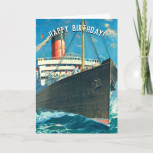 OCEAN LINER CARD KAART