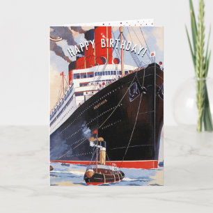 OCEAN LINER CARD KAART