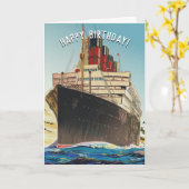 OCEAN LINER CARD KAART (Gele Bloem)