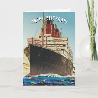 OCEAN LINER CARD KAART