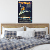 OCEAN LINER EUROPE AMERICA CANVAS AFDRUK (Insitu (Slaapkamer))