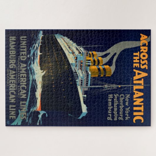  OCEAN LINER REIZEN LEGPUZZEL (Horizontaal)