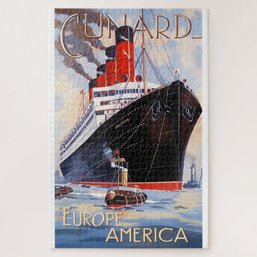  OCEAN LINER REIZEN LEGPUZZEL (Verticaal)