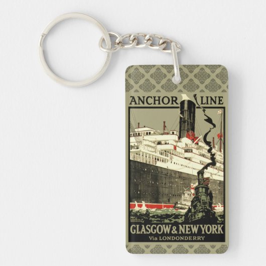 OCEAN LINER REIZIGERSLEUTEL SLEUTELHANGER (Voorkant)