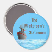 Ocean Liner Sm. Stateroom deurmarkering Magneet (Voorkant / Achterkant)