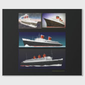 Ocean Liners Cadeaupapier (Vlak)