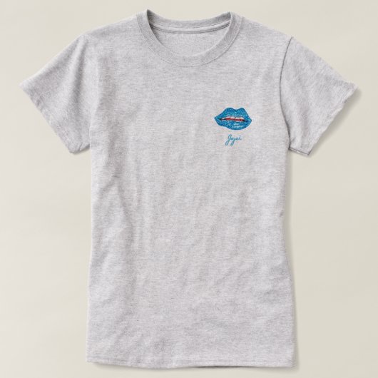 Ocean Lips T-shirt (Design voorkant)