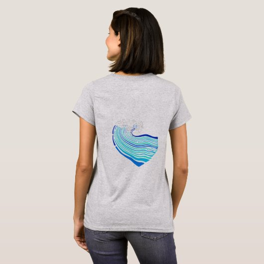 Ocean Lips T-shirt (Achterkant volledig)