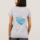 Ocean Lips T-shirt (Achterkant)