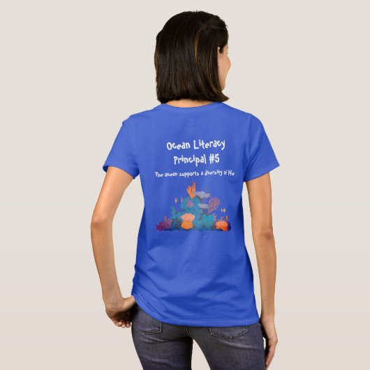Ocean Literacy Principal 5 T-shirt (Achterkant volledig)