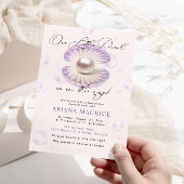  Ocean Little Pearl Baby shower Kaart