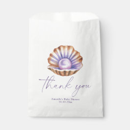 Ocean Little Pearl Baby Shower Thank you Bedankzakje
