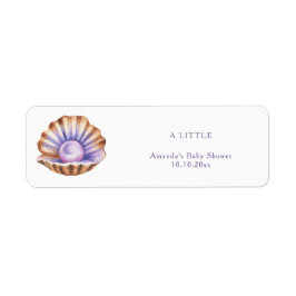 Ocean Little Pearl Under The Sea Baby Shower Etiket