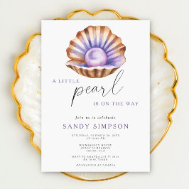 Ocean Little Pearl Under The Sea Baby Shower Kaart