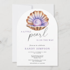 Ocean Little Pearl Under The Sea Baby Shower Kaart